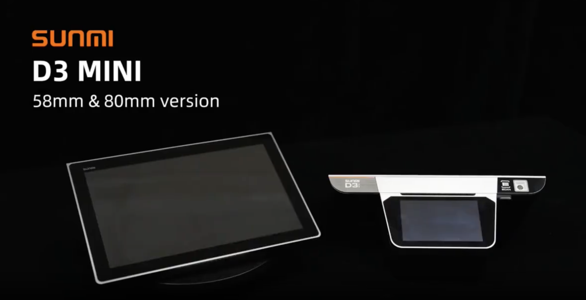 SUNMI D3 Mini POS counter bundle